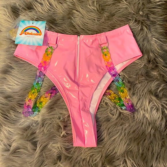 J.Valentine rave booty shorts - Picture 2 of 3